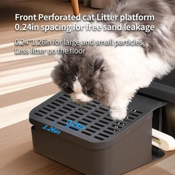Rubeku Litter Box Stainless Steel Grey